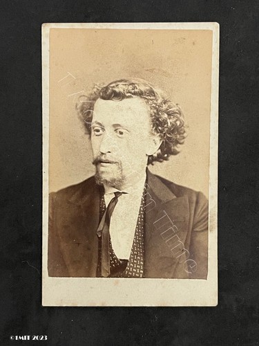 Cdv man longer hair london - longer,