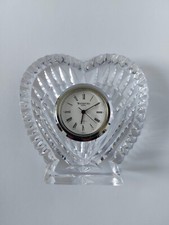 Waterford Crystal Heart Clock