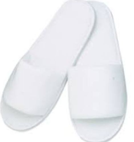 Pairs white open toe terry - white,
