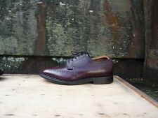 CHURCH’S VINTAGE BROGUES SHOES BROWN BURGUNDY LEATHER GRAFTON UK7.5 MENS EXC CND