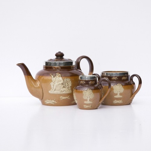 Three piece royal doulton tea - doulton,
