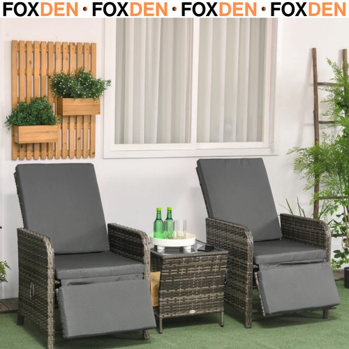 Piece rattan bistro set - rattan, with