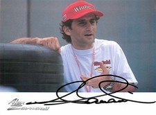 Alex Zanardi Autograph Card -