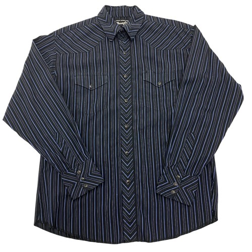 Vintage wrangler western shirt - wrangler,
