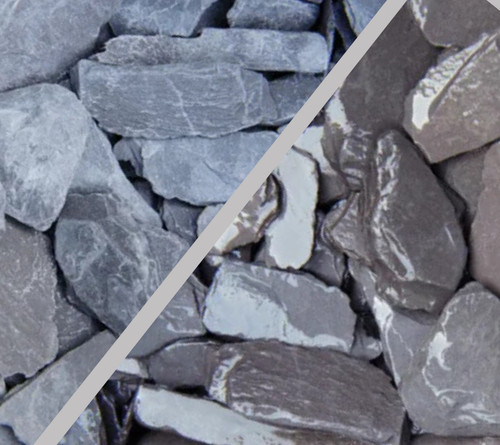 Decorative gravel 50mm blue - decorative,