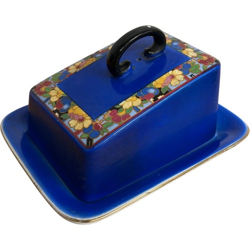 Vintage ceramic butter dish - ceramic,