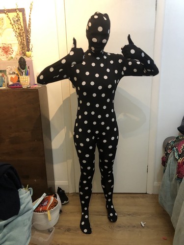 Black polka dot - polka, morph