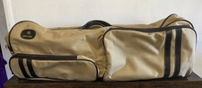 Vintage Jaguar Tennis Bag With Leather Hand Grips. Two Zip Up Front Pockets.