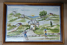 6 Handpainted Tiles Landscape