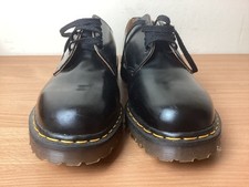 Doctor doc Marten Men’s Patent Black leather Shoes Made In England Size 12 Uk