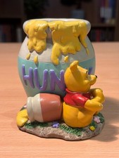 Winnie The Pooh Heavy Ornament Pen Pot - Used but still in Beautiful Condition