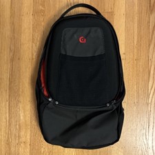 Gravis Backpack - Black W/ Orange Interior - Skate Hike Laptop Bag - Rare