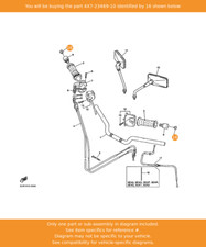 YAMAHA Cap, Bolt, 4X7-23469-10