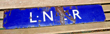 ⭐Original LNER Railway Blue Enamel Sign Vintage Old Collectable LNER