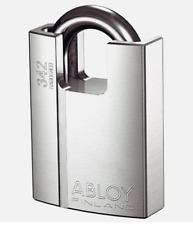 Genuine Abloy 342 Hardened Padlock. Includes 3 Keys.