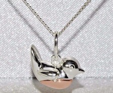 Sterling Silver & 9ct Rose
