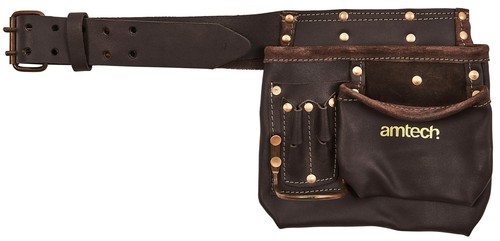 Oil tanned leather tool belt - tool,