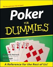 Poker For Dummies by Krieger, Lou Paperback Book The Cheap Fast Free Post