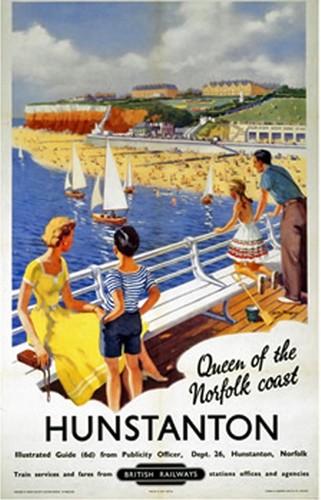 Hunstanton family watching - hunstanton,