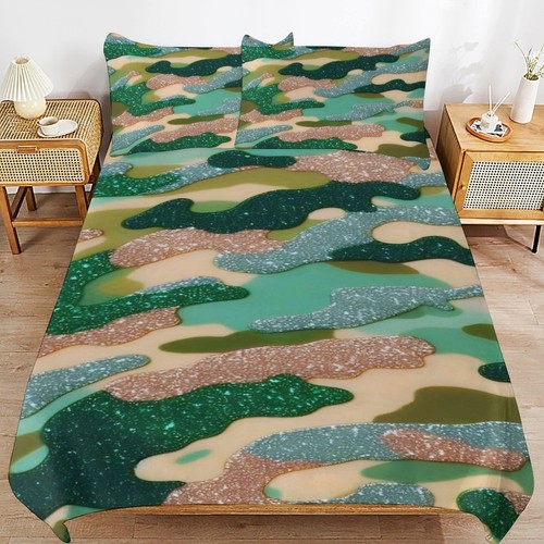 Camouflage bed set combat - bed,