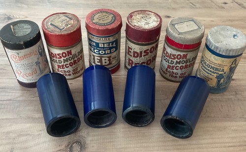 Phonograph wax cylinder - 6,