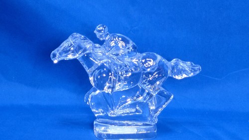 Waterford crystal race horse - race,