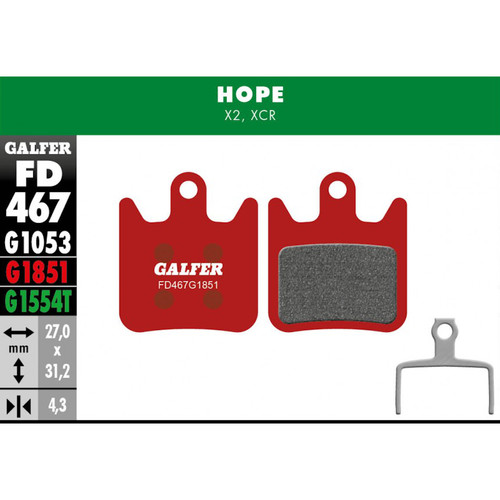 Galfer hope brake pads - brake,