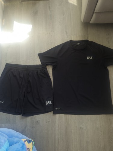 Mens ea7 shorts - and, t-shirt