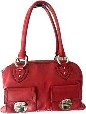 Vintage Marc Jacobs Blake Shoulder Bag Red Leather