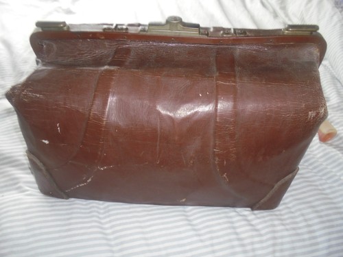 Vintage brown leather - vintage,