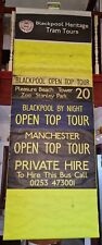 BLACKPOOL TRANSPORT CITY SIGHTSEEING LEYLAND OLYMPIAN BUS DESTINATION BLIND