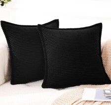 (4) Jumbo 18x18 Black Cord