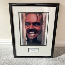 Jack Nicholson {Here’s Johnny} The Shinning Signed Autograph Photo COA Rare!