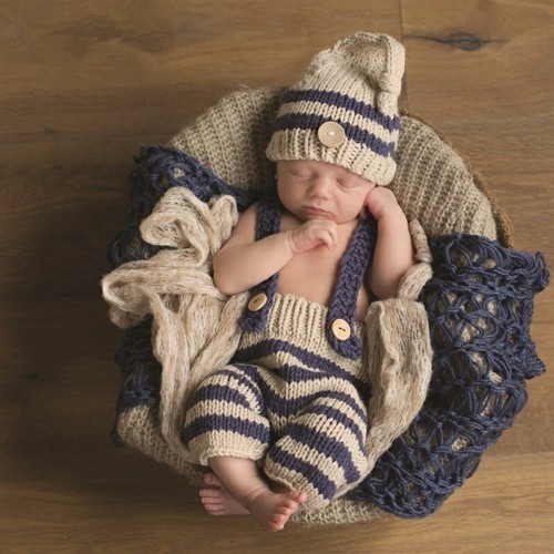 Newborn baby crochet knit - newborn,