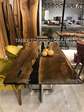 Handmade Epoxy Table, Acacia