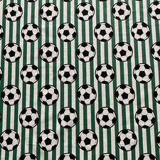 Football Print Cotton Fabric