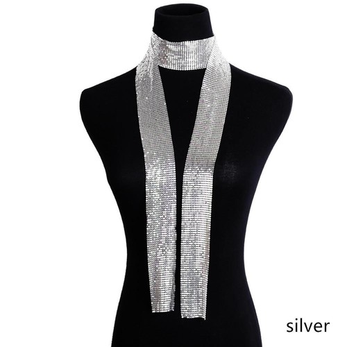 Cocktail party scarf necklace - cocktail,