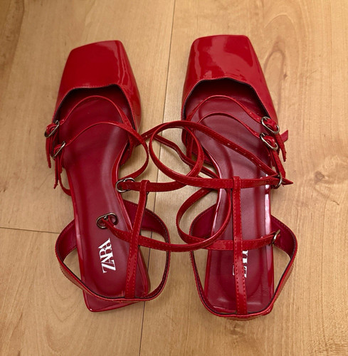 Zara red patent - zara,