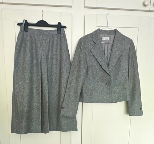 Jobis grey wool piece skirt - wool, 2-piece