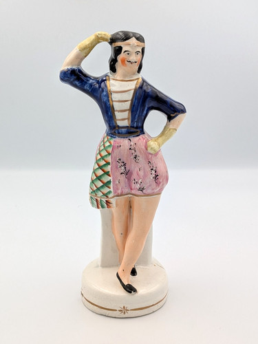 Victorian staffordshire figure - staffordshire,