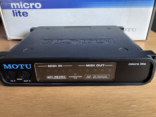 Motu micro lite usb midi - motu,
