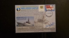 2005 Royal Naval Covers Series Seven No 45 HMS Leeds Castle signed G D Goodsell