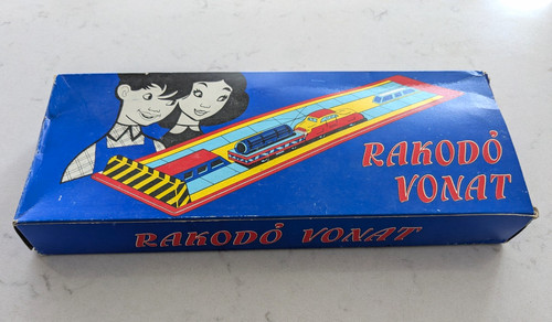 Rakodo vonat vintage tinplate - rakodo,