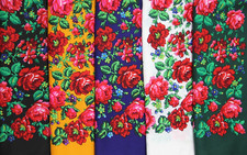 Ethnic Folk Russian Shawl