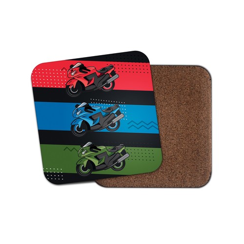 Square single coaster - single,