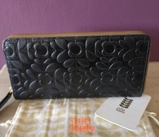 Orla Kiely Large Black Leather
