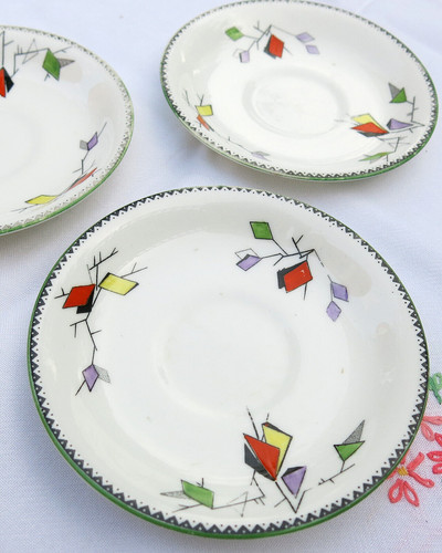 Rare art deco fenton china - art,