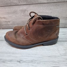 Hotter Mens Winter GTX-STD Comfort Concept GoreTex Leather Walking Boots UK 7.5