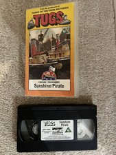 Tugs 'Sunshine/Pirate' Video VHS U Cert 1988 Children Kids Boats