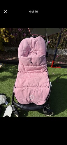 Soft pink bugaboo footmuff - soft,